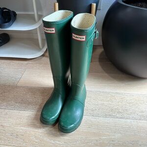 Hunter women’s original tall rain boots